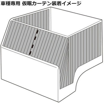 仮眠カーテン 車種専用 雅