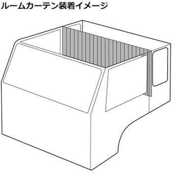 CH-CCZBK ルームカーテン ハイルーフ チンチラZERO 雅 寸法1200