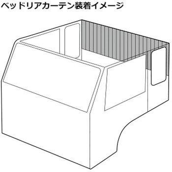 ベッドリア サイドカーテン ブライトスタンダード 雅