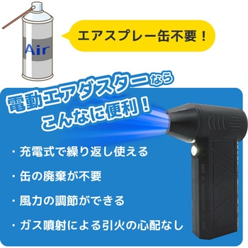 電動爆風エアダスター(吹出し専用)最大風速56m/s ブロードウォッチ