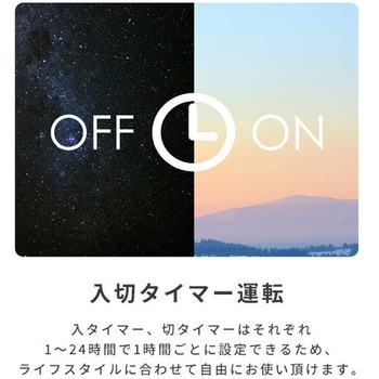 パネルヒーター タイマー付き 温度調節機能付き mill(ミル)