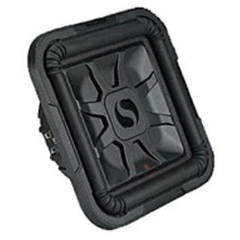 KICKER 4ΩDVC 20cm薄型ラウンドサブウーファー KICKER