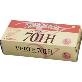 使い捨てニトリル手袋厚手(100枚入) ミドリ安全