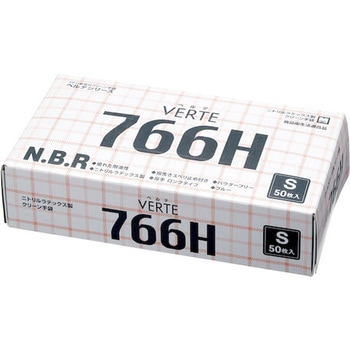 使い捨てニトリル手袋厚手ロング(50枚入) - ミドリ安全