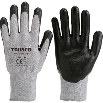 グラスファイバー手袋ニトリル手のひらコート TRUSCO
