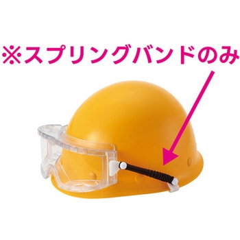 防曇ゴグル用スプリングバンド(ヘルメット取付タイプ) M30用 MP型 理研オプテック