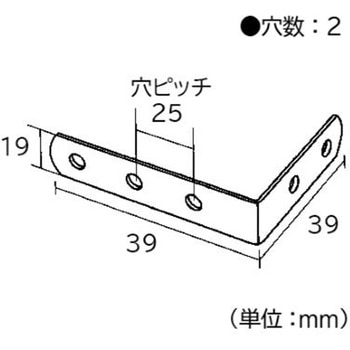 ジョイント金具 19型L フジテック・ジャパン
