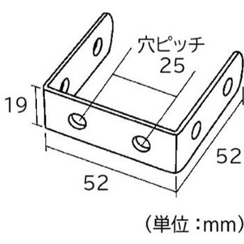 ジョイント金具 19型U フジテック・ジャパン
