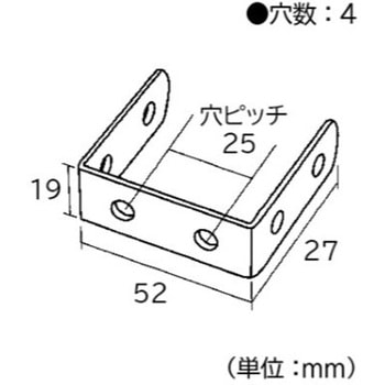 ジョイント金具 19型U フジテック・ジャパン