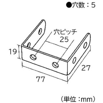 ジョイント金具 19型U フジテック・ジャパン