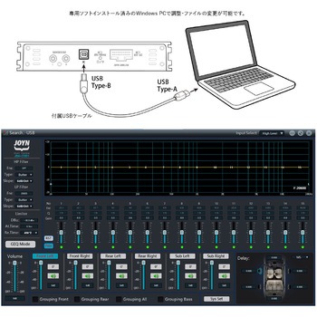 サイバーストーク JOYN JDA-C7 DSP内蔵パワーアンプ C7-BM1 JOYN