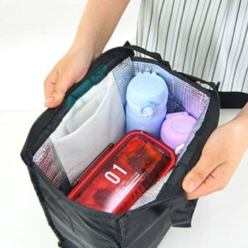 ECOPAたためる保冷保温エコバッグ ブラック ジャストコーポレーション
