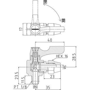 エースボール 銅管用フレアー型 アソー