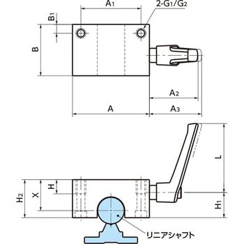 リニアクランパ・ズィー HKR NBK(鍋屋バイテック会社)
