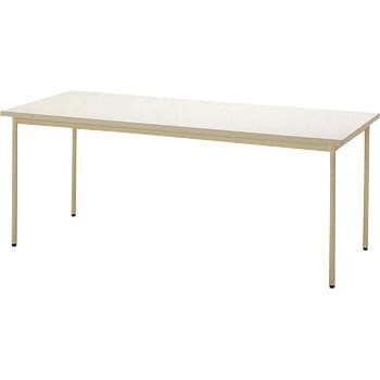 TOKIO ミーティングテーブル 棚付 1500×900mm ローズ TOKIO(藤沢工業)