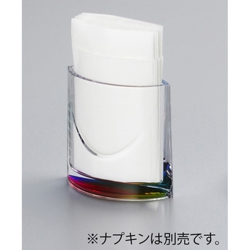 アクリル製スタンド・ナプキン入れ 光