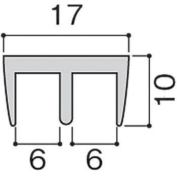 ガラス戸レール 光
