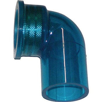 エスロン HI継手透明ブルー インサート水栓エルボ 16