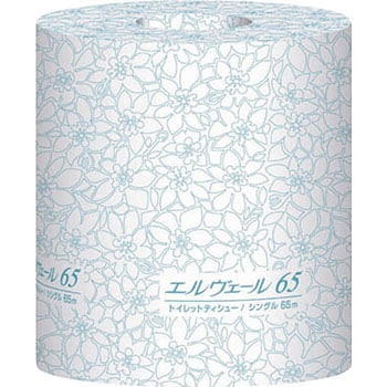 エルヴェールトイレットティシューシングル個包装ミシン目入り エリエール