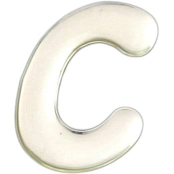 クリスタルメタル文字 光