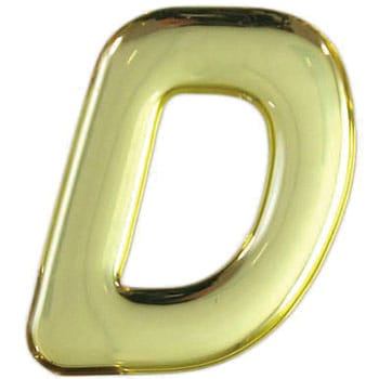 クリスタルメタル文字 光