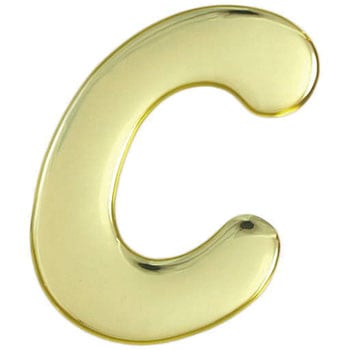 クリスタルメタル文字 光