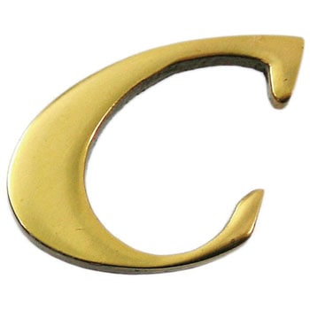 真鍮ゴールド文字 光