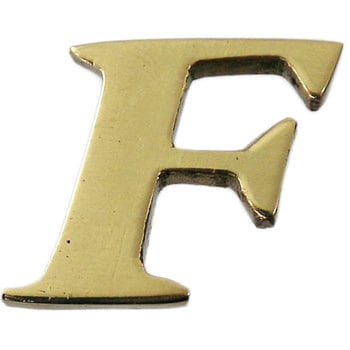 真鍮ゴールド文字 光