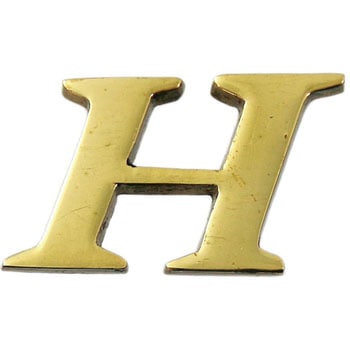 真鍮ゴールド文字 光