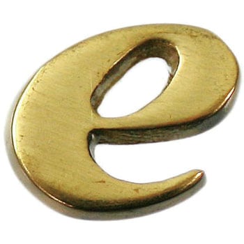 真鍮ゴールド文字 光