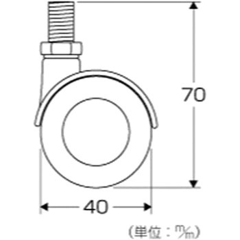 スマートレグ用キャスター 光