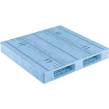 プラスチックパレット D2ー1111Fー3 青 三甲(サンコー)
