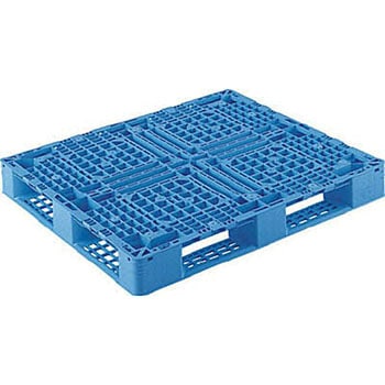 プラスチックパレット D4ー097113 青 - サンコー(三甲)