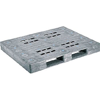 プラスチックパレット Dー1115F グレー 三甲(サンコー)