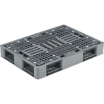 プラスチックパレット R4ー811ー2 グレー 三甲(サンコー)