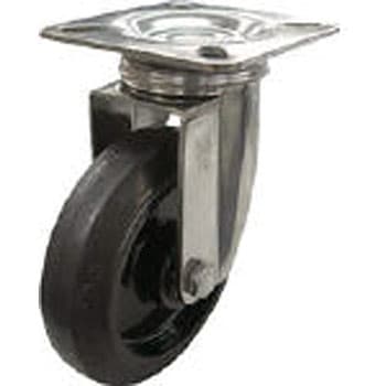 ステンレスキャスター自在車 100径ナイロンホイルゴム車輪 - ユーエイキャスター