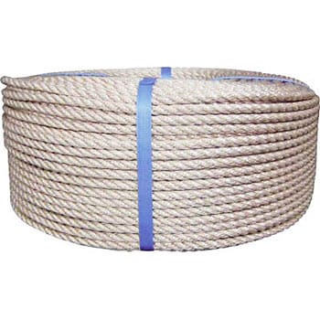ユタカメイク ロープ ナイロンロープ巻物 8φ×200m ( N8-200 ) (株