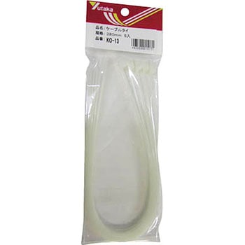 結束タイ ケーブルタイ 380mm 5入 ユタカメイク