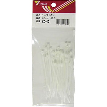 結束タイ ケーブルタイ 80mm 30入 ユタカメイク