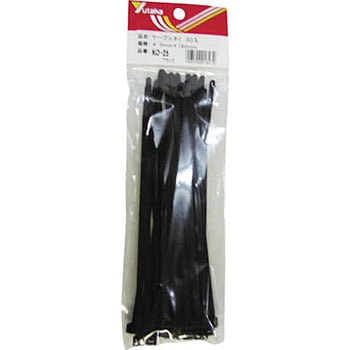 結束タイ ケーブルタイ30入 4．3mm×190mm ブラック ユタカメイク