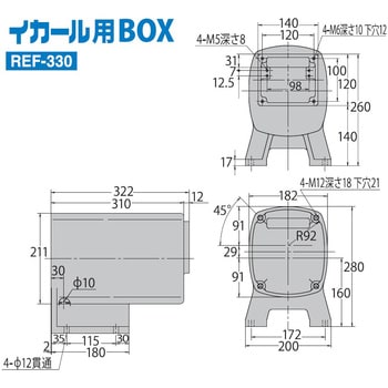 REF-330 船舶用ウインチ イカール用ボックス REF・RESシリーズ 1台 