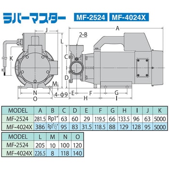 MF-4024X 海水用モーターポンプ MFシリーズ 1台 工進 【通販サイト
