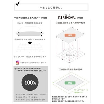 掛ふとんカバーセパレート 肌面 サテン無地 150×210cm nism信友