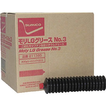 ■住鉱 グリース(高荷重用リチウムグリース) モリLGグリースNo.3 400g(211365) LGG043(8682921)×20[送料別途見積り][法人・事業所限定][掲外取寄] 住鉱潤滑剤 住鉱 グリース(高荷重用リチウムグリース) モリLGグリース