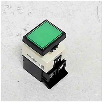 Φ25トランス付長角形パイロットライト 角 黒色枠 白熱球 A25ILTQBシリーズ マルヤス電業