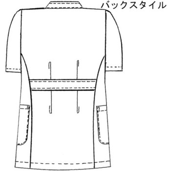 レディス医務衣半袖 ホワイト REP105T-10シリーズ サンアロー