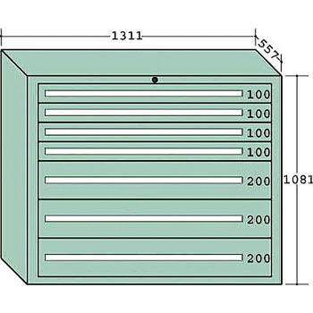 ワイド中量キャビネット 大阪製罐