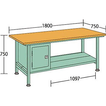 CW157G 中量作業台 大阪製罐 86383087