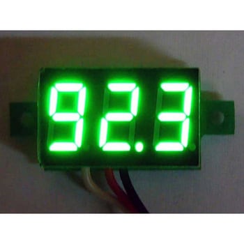 ミニタイプ7セグLED電圧計モジュール SDENシリーズ アズワン