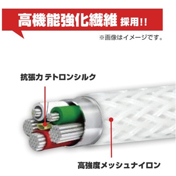 【+ECO】Type-Cストロングケーブル WH UCJ-ESTGシリーズ エアージェイ